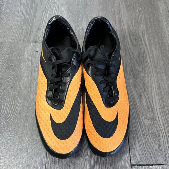Nike Hypervenom Phelon FG Orange Black Cleats 599730-008 US 7 UK 6 Rare main image 5